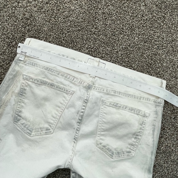 Current/Elliot The Stiletto Jeans Washed Out Silver White Skinny Stretchy Fit 28 - Picture 9 of 15